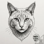 A close-up of a cat’s whiskers., tattoo sketc… – tattoo sketch (№1752777905_0, 17.07.2025 18:45) — tattoovalue.net