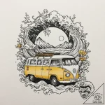 A sketch of the main characters from little m… – tattoo sketch (№1752778536_0, 17.07.2025 18:55) — tattoovalue.net
