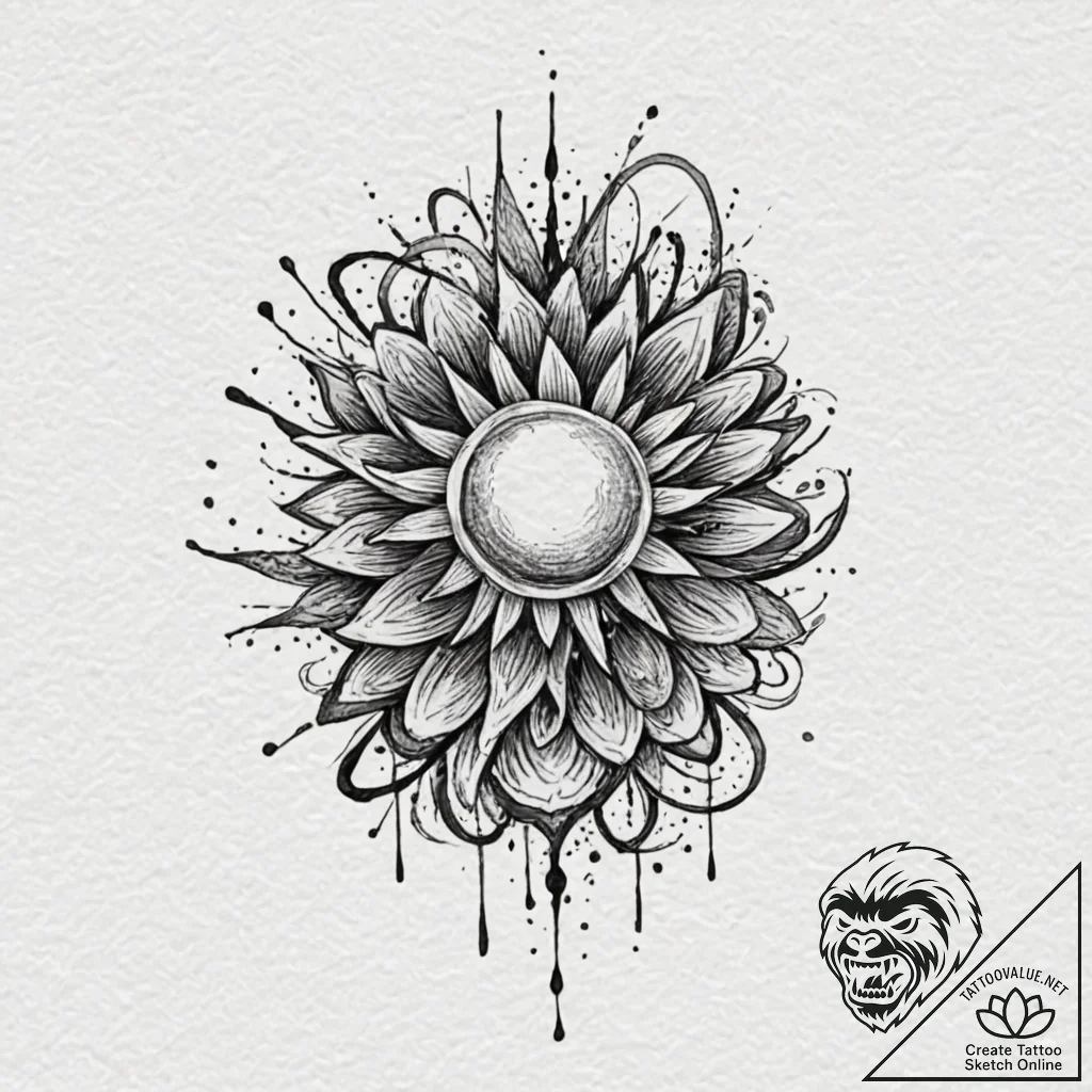 Tattoo sketch a minimalist representation of... - tattoo sketch (№1752780228_0, 17.07.2025 19:23) — tattoovalue.net