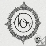 A linework design of the elvish script for “f… – tattoo sketch (№1752783163_0, 17.07.2025 20:12) — tattoovalue.net