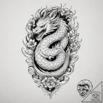 Tattoo design a valkyrie-inspired wing, stron… – tattoo sketch (№1752783245_0, 17.07.2025 20:14) — tattoovalue.net