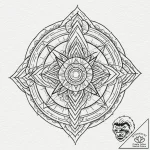 Tattoo design a futuristic medical symbol for… – tattoo sketch (№1752785638_0, 17.07.2025 20:53) — tattoovalue.net