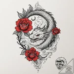 A watercolor sketch of the “rose petal” dream… – tattoo sketch (№1752786033_0, 17.07.2025 21:00) — tattoovalue.net