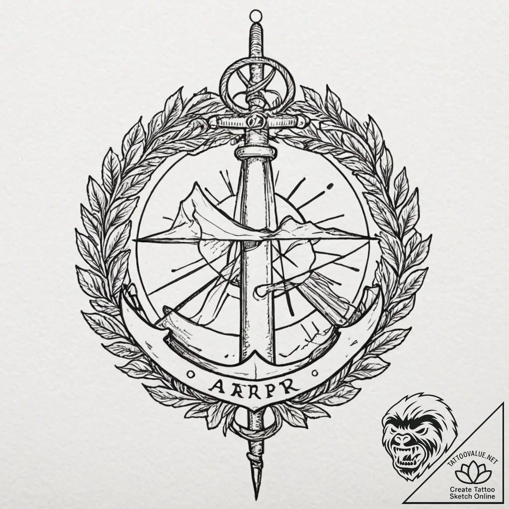 р“сђсѓрїрїр° 13: рўрёрјрірѕр»с‹ р—р°с‰рёс‚с‹... - tattoo sketch (№1752786672_0, 17.07.2025 21:11) — tattoovalue.net