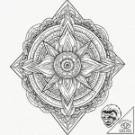 Straight razor, ink illustration for tattoo,… – tattoo sketch (№1752787467_0, 17.07.2025 21:24) — tattoovalue.net