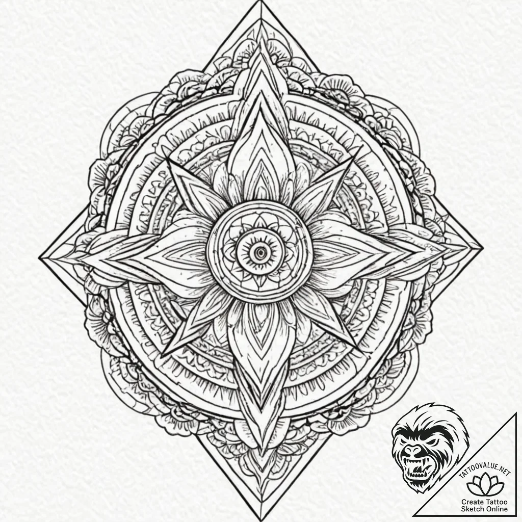 Straight razor, ink illustration for tattoo,... - tattoo sketch (№1752787467_0, 17.07.2025 21:24) — tattoovalue.net