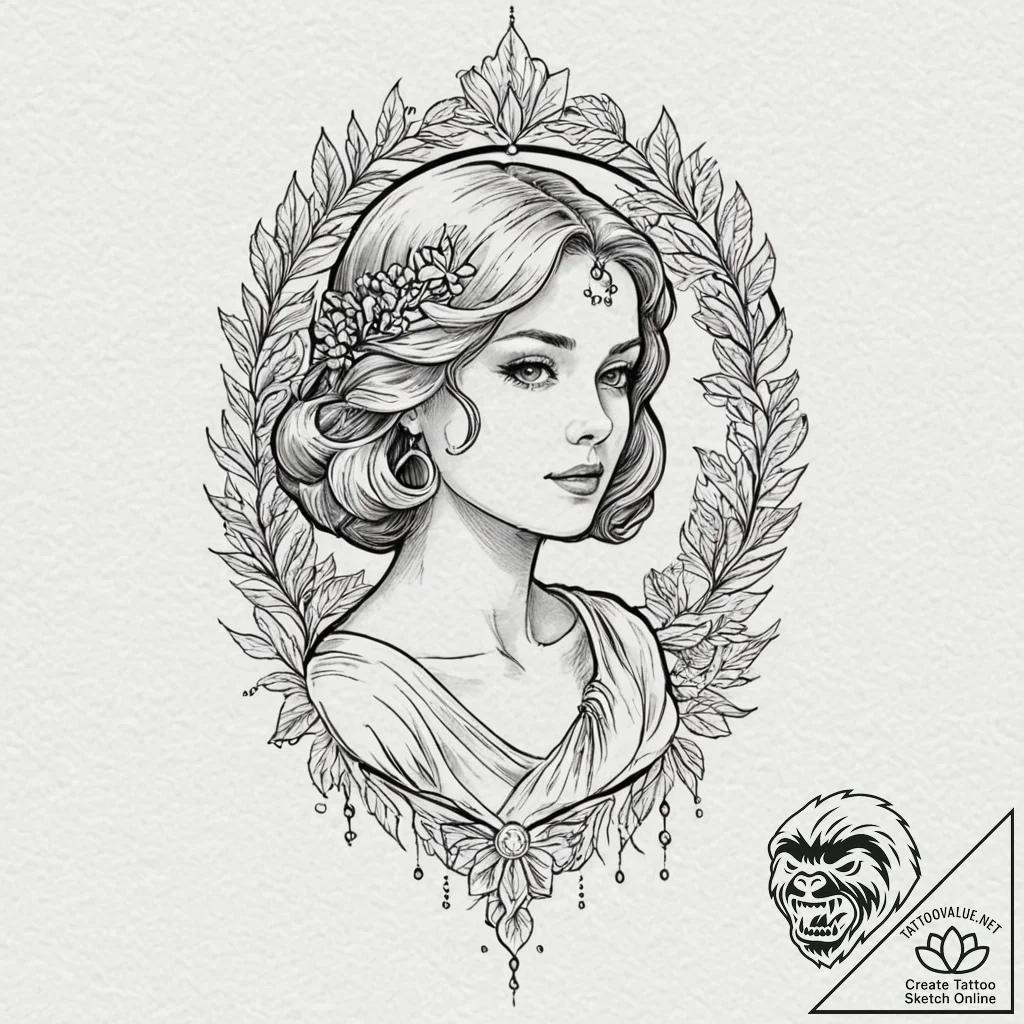 Historical & vintage, concept art for tattoo,... - tattoo sketch (№1752787866_0, 17.07.2025 21:31) — tattoovalue.net