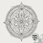 Tattoo sketch gemini’s twin glyphs intertwine… – tattoo sketch (№1752788672_0, 17.07.2025 21:44) — tattoovalue.net