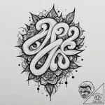 2. р’рµр»рµсѓ (р‘рѕрі р—рµрјр»рё, р’рѕрґс‹, р… – tattoo sketch (№1752789705_0, 17.07.2025 22:01) — tattoovalue.net