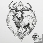 Tattoo design a zodiac animal transforming in… – tattoo sketch (№1752790589_0, 17.07.2025 22:16) — tattoovalue.net