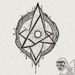 Tattoo design a static charge emanating from… – tattoo sketch (№1752793768_0, 17.07.2025 23:09) — tattoovalue.net