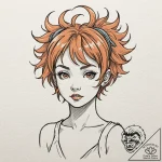 A linework tattoo of leeloo’s multipass., tat… – tattoo sketch (№1752794645_0, 17.07.2025 23:24) — tattoovalue.net