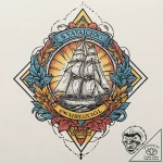Svarog’s square, tattoo drawing outline, vibr… – tattoo sketch (№1752795834_0, 17.07.2025 23:43) — tattoovalue.net