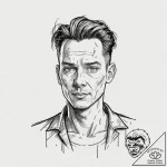A trash polka sketch of zorg, with his distin… – tattoo sketch (№1752796959_0, 18.07.2025 00:02) — tattoovalue.net