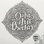 A linework tattoo of the “oh, you betcha” phr… – tattoo sketch (№1752832374_0, 18.07.2025 09:52) — tattoovalue.net