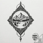 Tattoo design a small, personal talisman or a… – tattoo sketch (№1752832536_0, 18.07.2025 09:55) — tattoovalue.net
