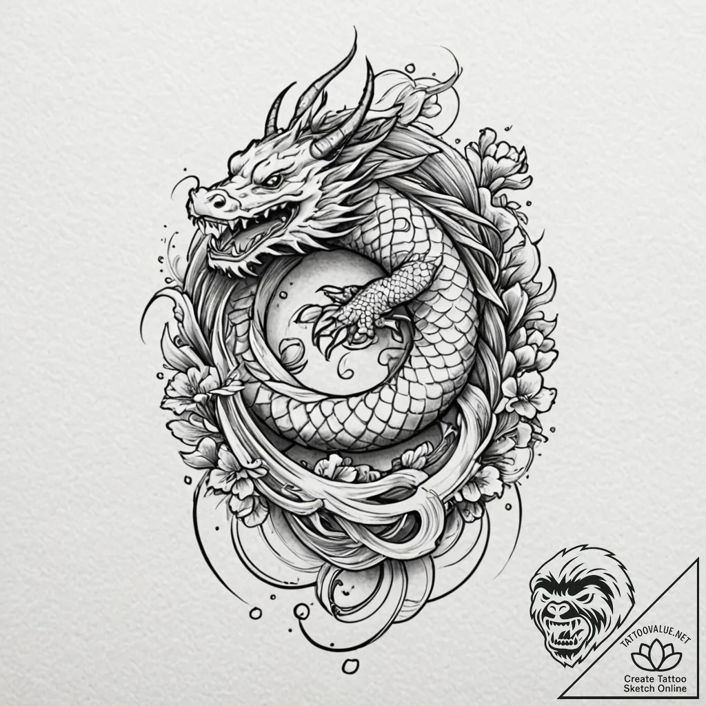 A sketch of the main characters from parasite... - tattoo sketch (№1752832858_0, 18.07.2025 10:00) — tattoovalue.net