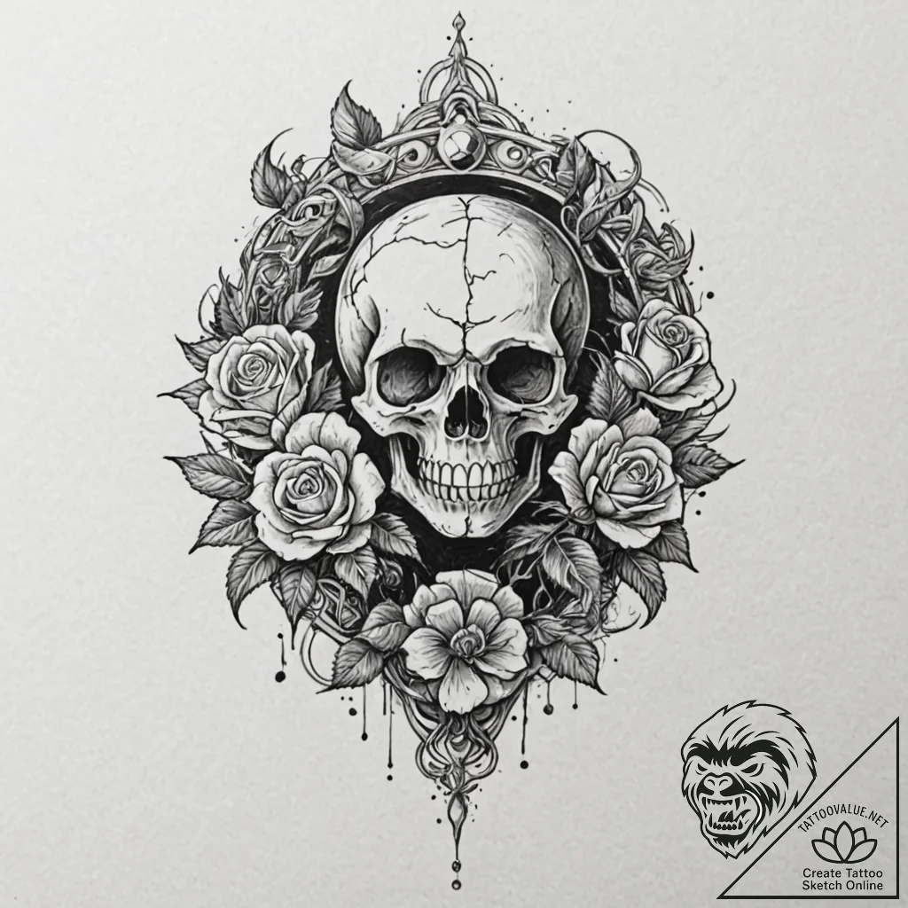 Tattoo design a zodiac symbol appearing as if... - tattoo sketch (№1752834992_0, 18.07.2025 10:36) — tattoovalue.net