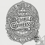 Chicano lettering tattoo of “royale with chee… – tattoo sketch (№1752835687_0, 18.07.2025 10:48) — tattoovalue.net