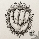 р сѓрѕр° рўрёр»р° (strength, power, victory),… – tattoo sketch (№1752837077_0, 18.07.2025 11:11) — tattoovalue.net