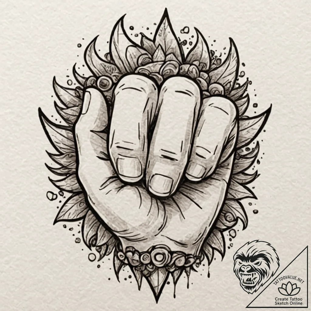 р сѓрѕр° рўрёр»р° (strength, power, victory),... - tattoo sketch (№1752837077_0, 18.07.2025 11:11) — tattoovalue.net