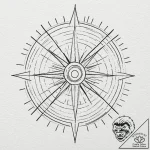 Tattoo sketch an abstract ‘force field’ radia… – tattoo sketch (№1752840662_0, 18.07.2025 12:11) — tattoovalue.net