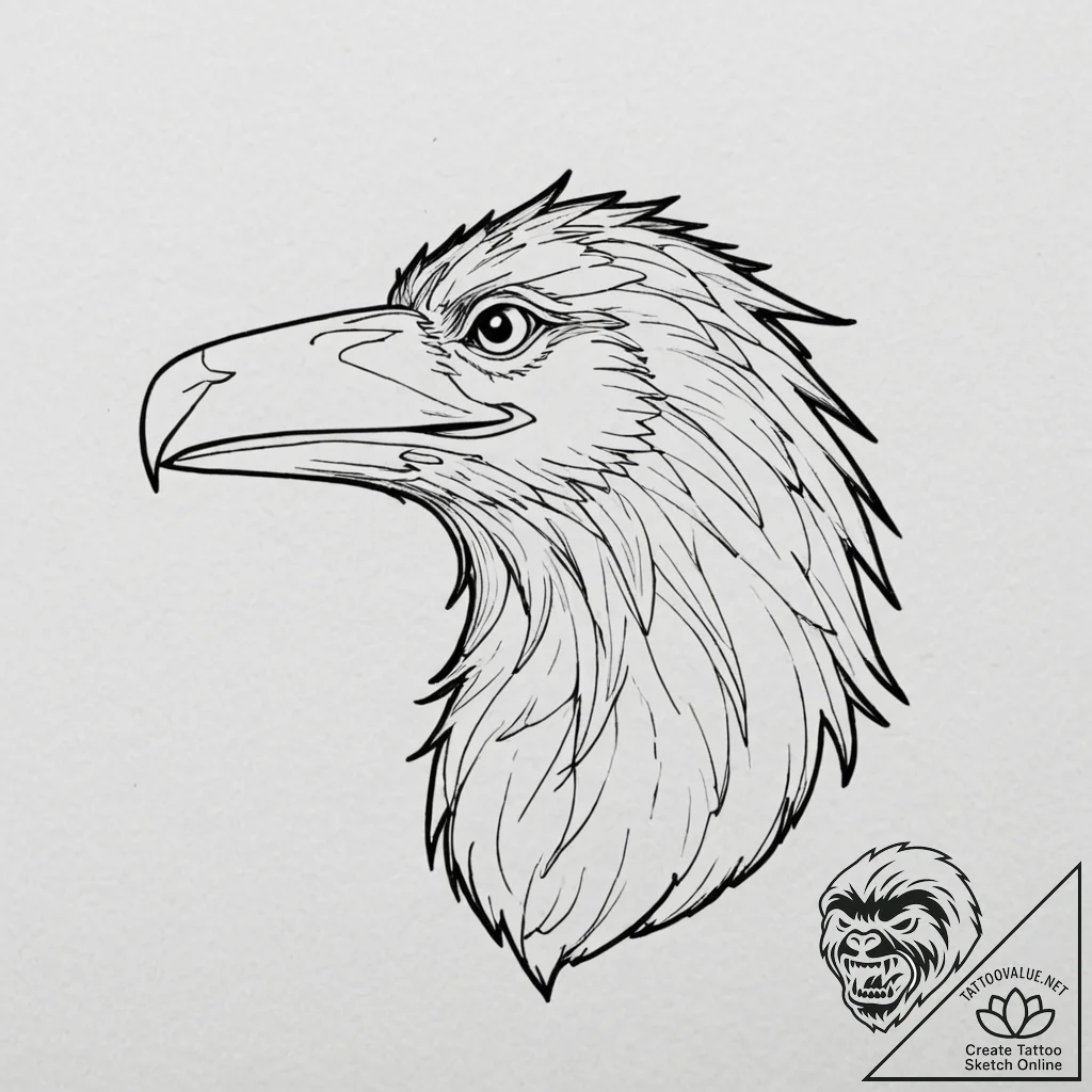 A neo-traditional portrait of howl from howl'... - tattoo sketch (№1752846714_0, 18.07.2025 13:51) — tattoovalue.net