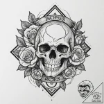 A formula 1 race car speeding down the track,… – tattoo sketch (№1752853289_0, 18.07.2025 15:41) — tattoovalue.net