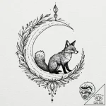 Tattoo design a crescent moon with a shadowy… – tattoo sketch (№1752853889_0, 18.07.2025 15:51) — tattoovalue.net