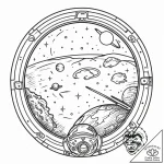 A view of the earth from the international sp… – tattoo sketch (№1752854827_0, 18.07.2025 16:07) — tattoovalue.net