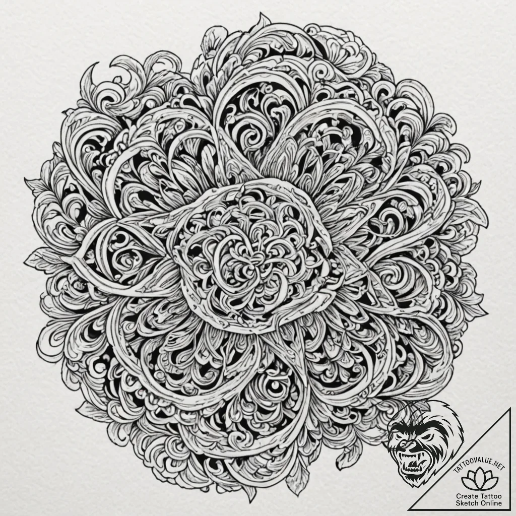 Death with oblique, concept art for tattoo, o... - tattoo sketch (№1752856270_0, 18.07.2025 16:31) — tattoovalue.net