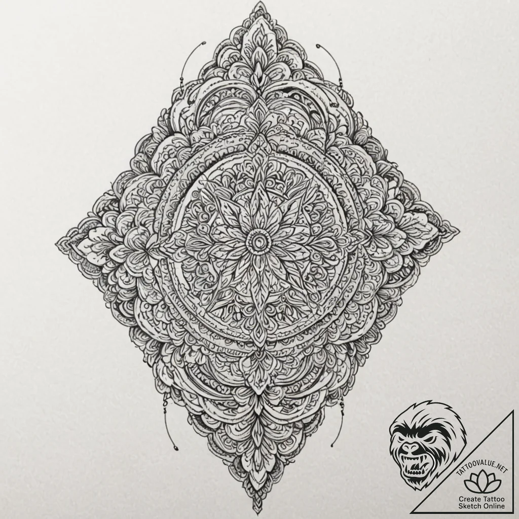 Tattoo sketch a powerful, silent sentinel fig... - tattoo sketch (№1752856526_0, 18.07.2025 16:35) — tattoovalue.net