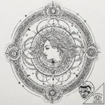 Tattoo design an abstract representation of t… – tattoo sketch (№1752856949_0, 18.07.2025 16:42) — tattoovalue.net