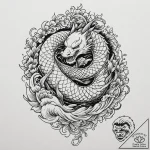 Boxing gloves, tattoo line art, on a clean wh… – tattoo sketch (№1752859687_0, 18.07.2025 17:28) — tattoovalue.net