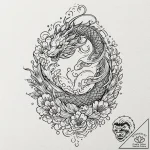Tattoo sketch a quote about resilience and ov… – tattoo sketch (№1752859858_0, 18.07.2025 17:30) — tattoovalue.net