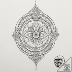 Tattoo sketch an abstract representation of i… – tattoo sketch (№1752861488_0, 18.07.2025 17:58) — tattoovalue.net