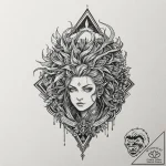 A trash polka tattoo of sukuna’s domain expan… – tattoo sketch (№1752862000_0, 18.07.2025 18:06) — tattoovalue.net