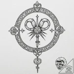 Tattoo sketch a zodiac symbol with a tiny, gl… – tattoo sketch (№1752862508_0, 18.07.2025 18:15) — tattoovalue.net