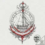 Tattoo sketch a pastel watercolor wash behind… – tattoo sketch (№1752863012_0, 18.07.2025 18:23) — tattoovalue.net
