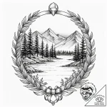 Tattoo design a fading abstract battlefield s… – tattoo sketch (№1752863695_0, 18.07.2025 18:34) — tattoovalue.net