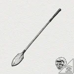 Tattoo sketch a single, powerful oar, for ind… – tattoo sketch (№1752863779_0, 18.07.2025 18:36) — tattoovalue.net