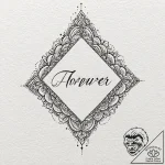 Tattoo design a meaningful word (e.g., “alway… – tattoo sketch (№1752864460_0, 18.07.2025 18:47) — tattoovalue.net