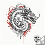 Tattoo design a glowing plasma rifle with sle… – tattoo sketch (№1752865238_0, 18.07.2025 19:00) — tattoovalue.net