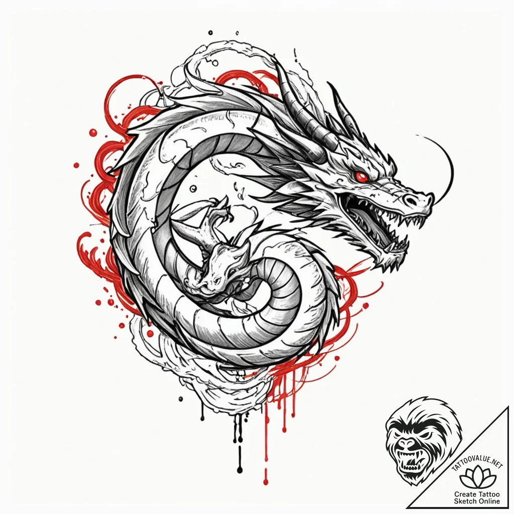 Tattoo design a glowing plasma rifle with sle... - tattoo sketch (№1752865238_0, 18.07.2025 19:00) — tattoovalue.net