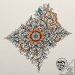 Garter, tattoo flash sheet design, ornamental… – tattoo sketch (№1752866258_0, 18.07.2025 19:17) — tattoovalue.net