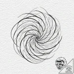 Tattoo design an abstract “fast travel” icon… – tattoo sketch (№1752866343_0, 18.07.2025 19:19) — tattoovalue.net