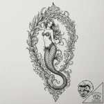 Tattoo design a delicate scale pattern (e.g.,… – tattoo sketch (№1752866599_0, 18.07.2025 19:23) — tattoovalue.net