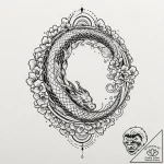 Tattoo sketch a zodiac animal outline filled… – tattoo sketch (№1752866939_0, 18.07.2025 19:28) — tattoovalue.net