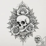 A linework tattoo of the nebuchadnezzar ship…. – tattoo sketch (№1752867025_0, 18.07.2025 19:30) — tattoovalue.net