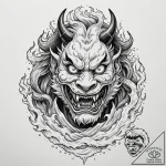 A graphic novel portrait of hades, the greek… – tattoo sketch (№1752868487_0, 18.07.2025 19:54) — tattoovalue.net
